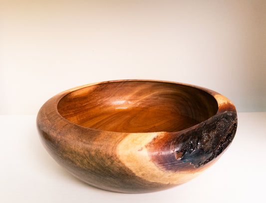 Black Acacia Live Edge Bowl