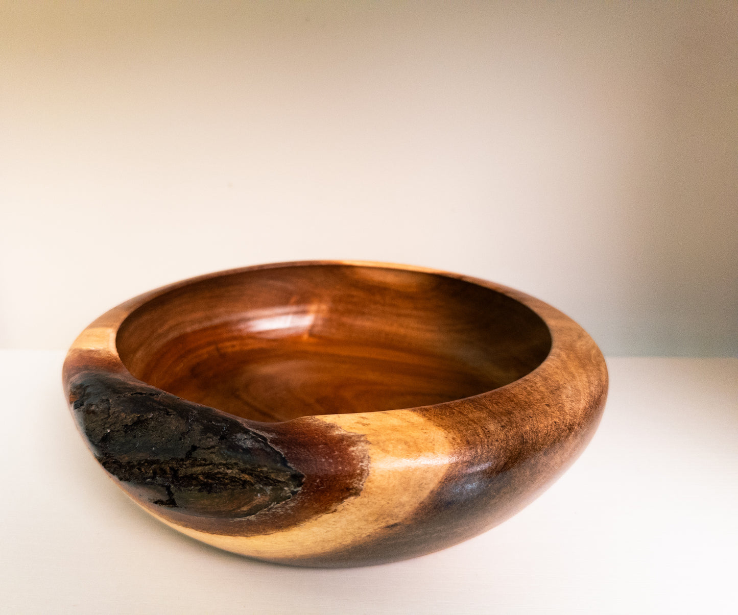 Black Acacia Live Edge Bowl