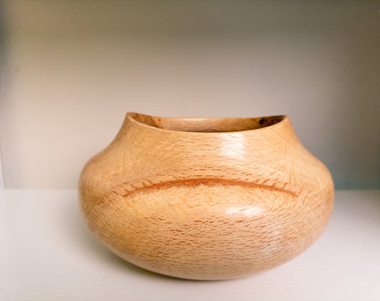 Oak Curvy Vessel